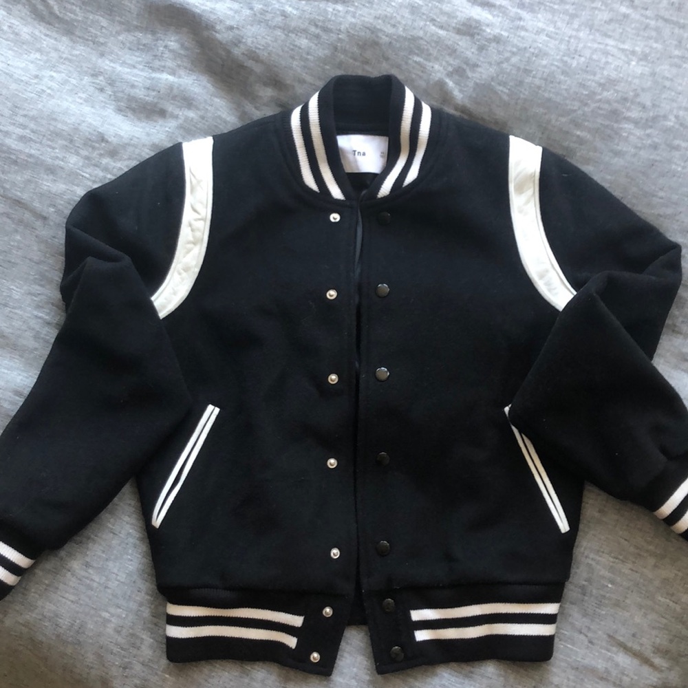 Aritzia Wool/Cashmere Letterman Jacket